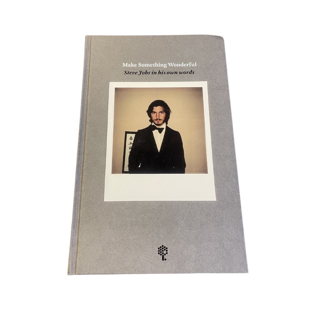 Steve Jobs Hardcover Book Make Something Wonderful in his own words Rare New